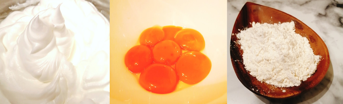 モスリンのケーキ材料