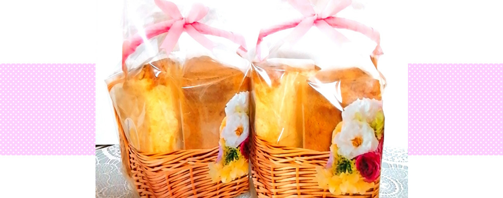 モスリンのシフォンケーキ